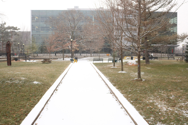 Photo for the news post: Winter Safety on Campus