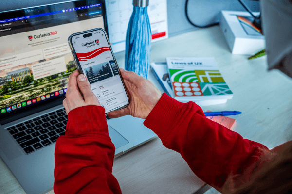 Photo for the news post: Carleton Mobile App Update: 1.6.0